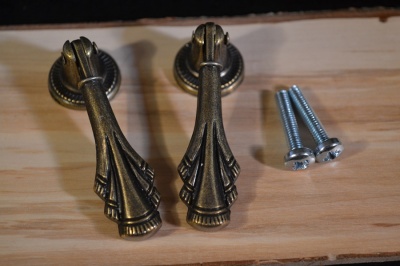 Bronze Drop Handle Set (2 handles)